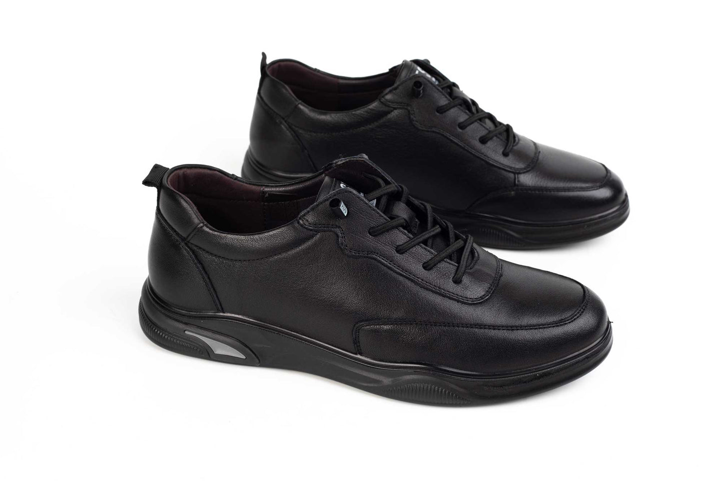 Men's genuine leather shoes MELS 10200 Black
