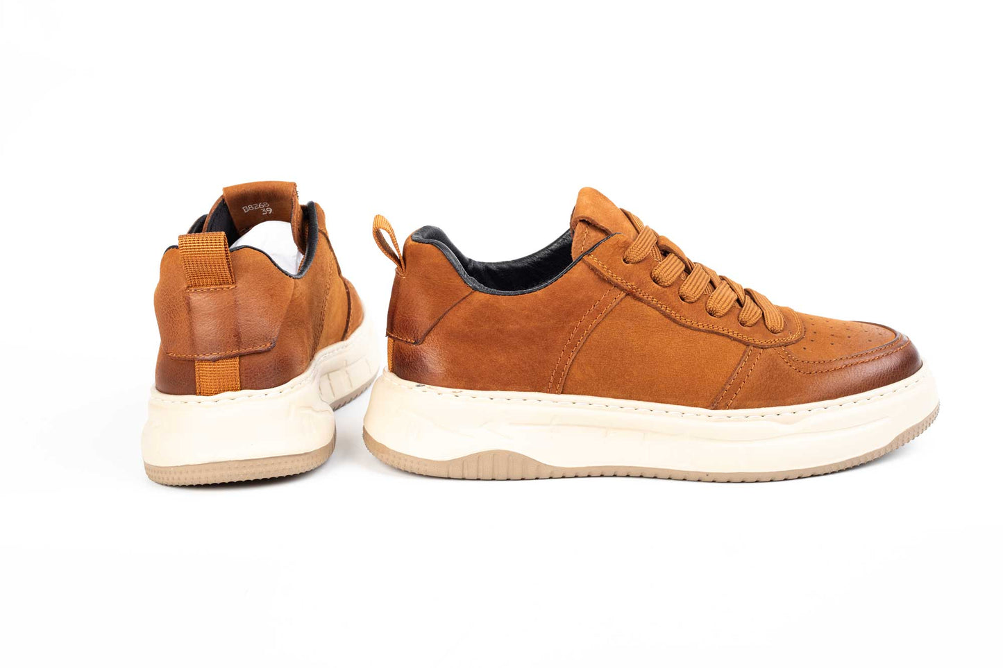 Men's genuine leather shoes MELS 8268 Taupe