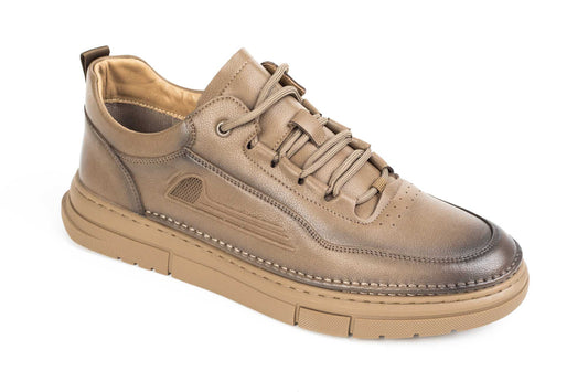 Pantofi barbati piele naturala MELS 807 Kaki