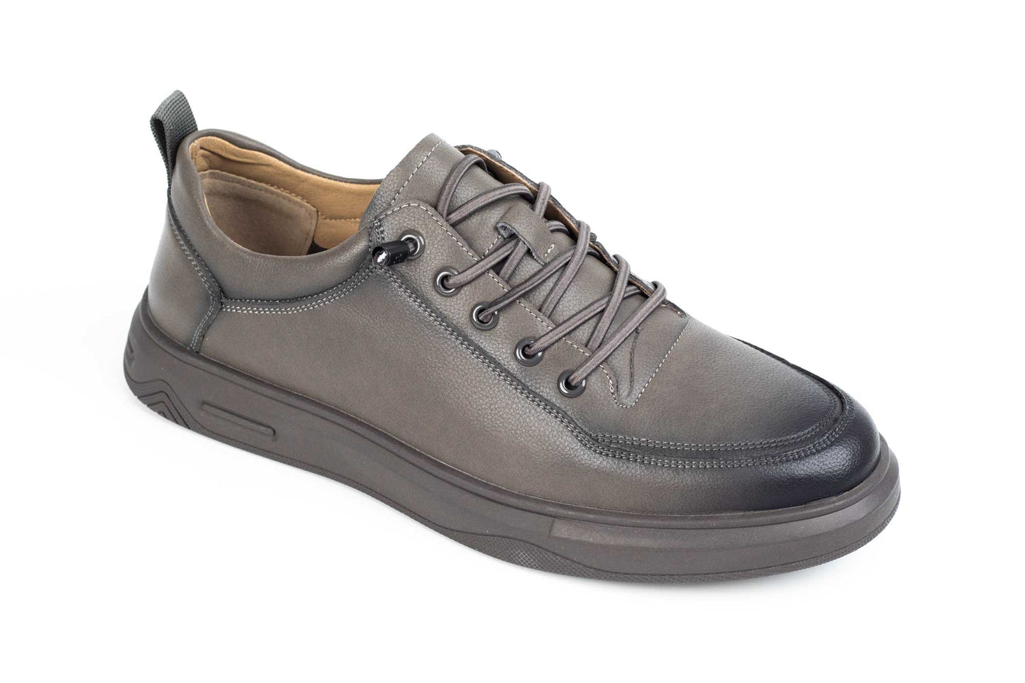 Men's genuine leather shoes MELS 22513 Grey