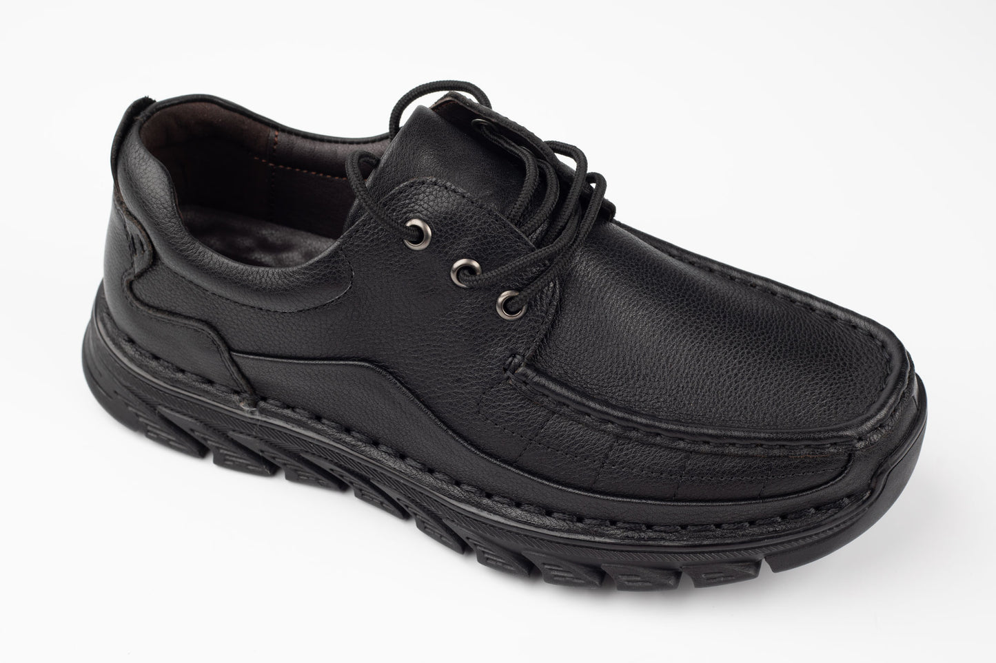 Pantofi bărbați piele naturală MELS 23559 Negru
