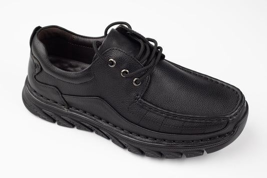 Pantofi bărbați piele naturală MELS 23559 Negru
