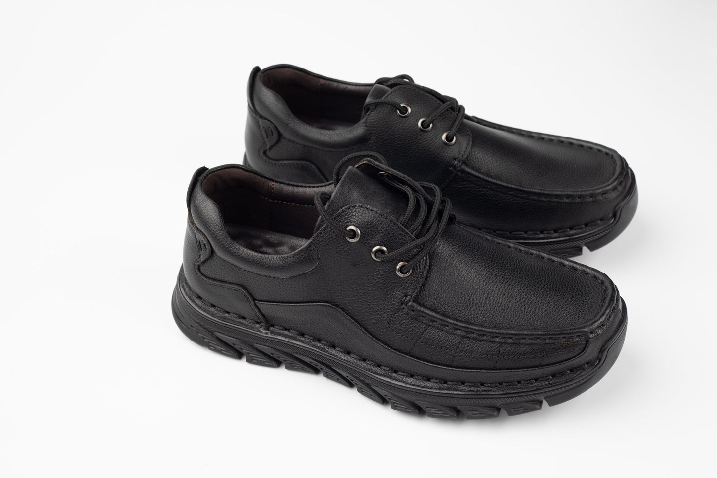 Pantofi bărbați piele naturală MELS 23559 Negru