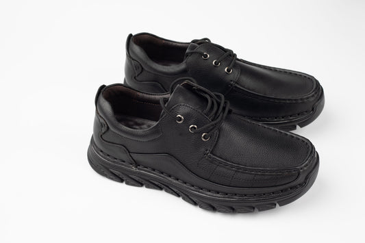 Pantofi bărbați piele naturală MELS 23559 Negru
