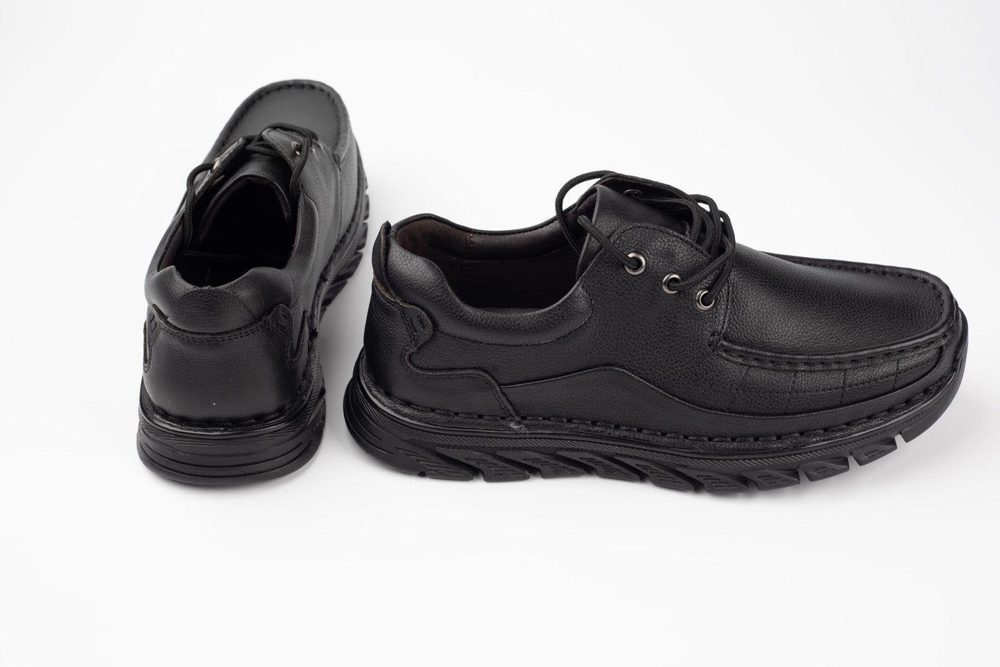 Pantofi bărbați piele naturală MELS 23559 Negru