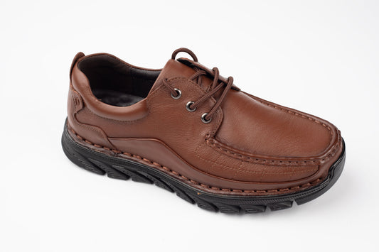Pantofi bărbați piele naturală MELS 23559 Maro
