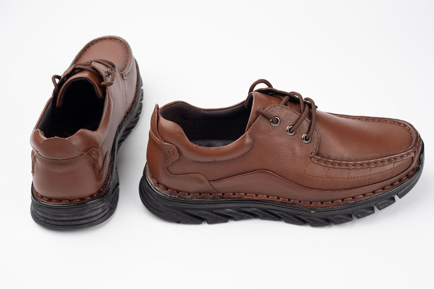 Pantofi bărbați piele naturală MELS 23559 Maro