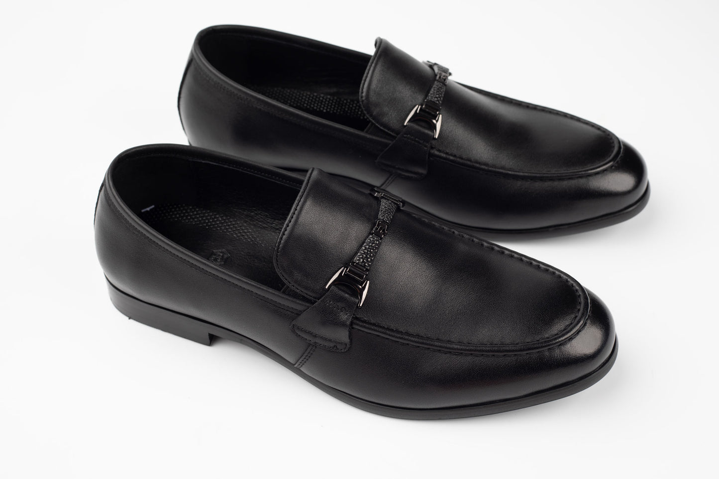 Pantofi bărbați piele naturală JOHAN 8122-22 Negru