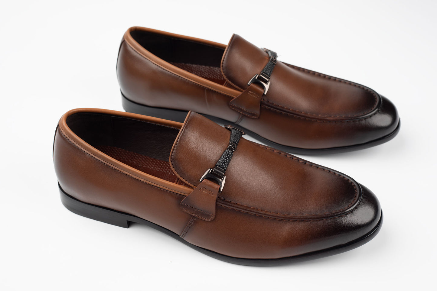 Pantofi bărbați piele naturală JOHAN 8122-22 Maro