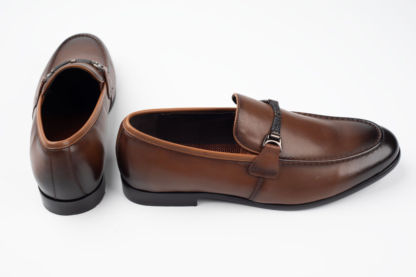 Pantofi bărbați piele naturală JOHAN 8122-22 Maro