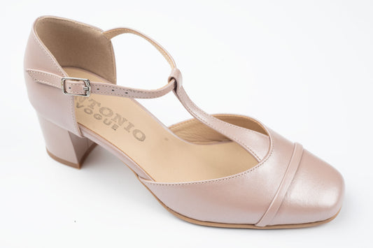 Pantofi damă piele naturală Antonio 7337 Grej