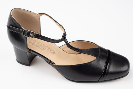 Pantofi damă piele naturală Antonio 7337 Negru