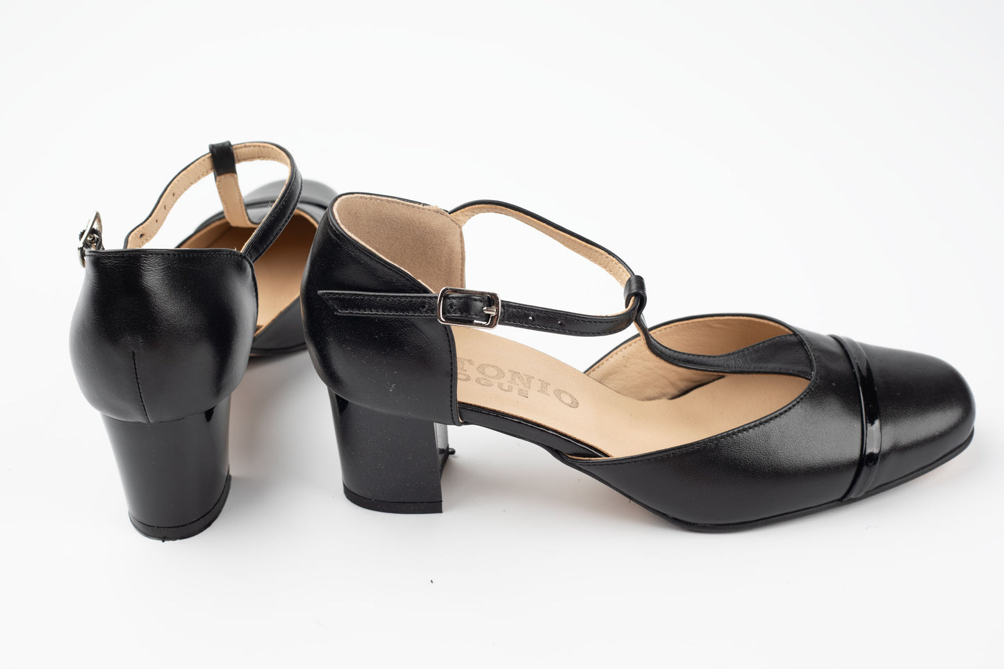 Pantofi damă piele naturală Antonio 7337 Negru