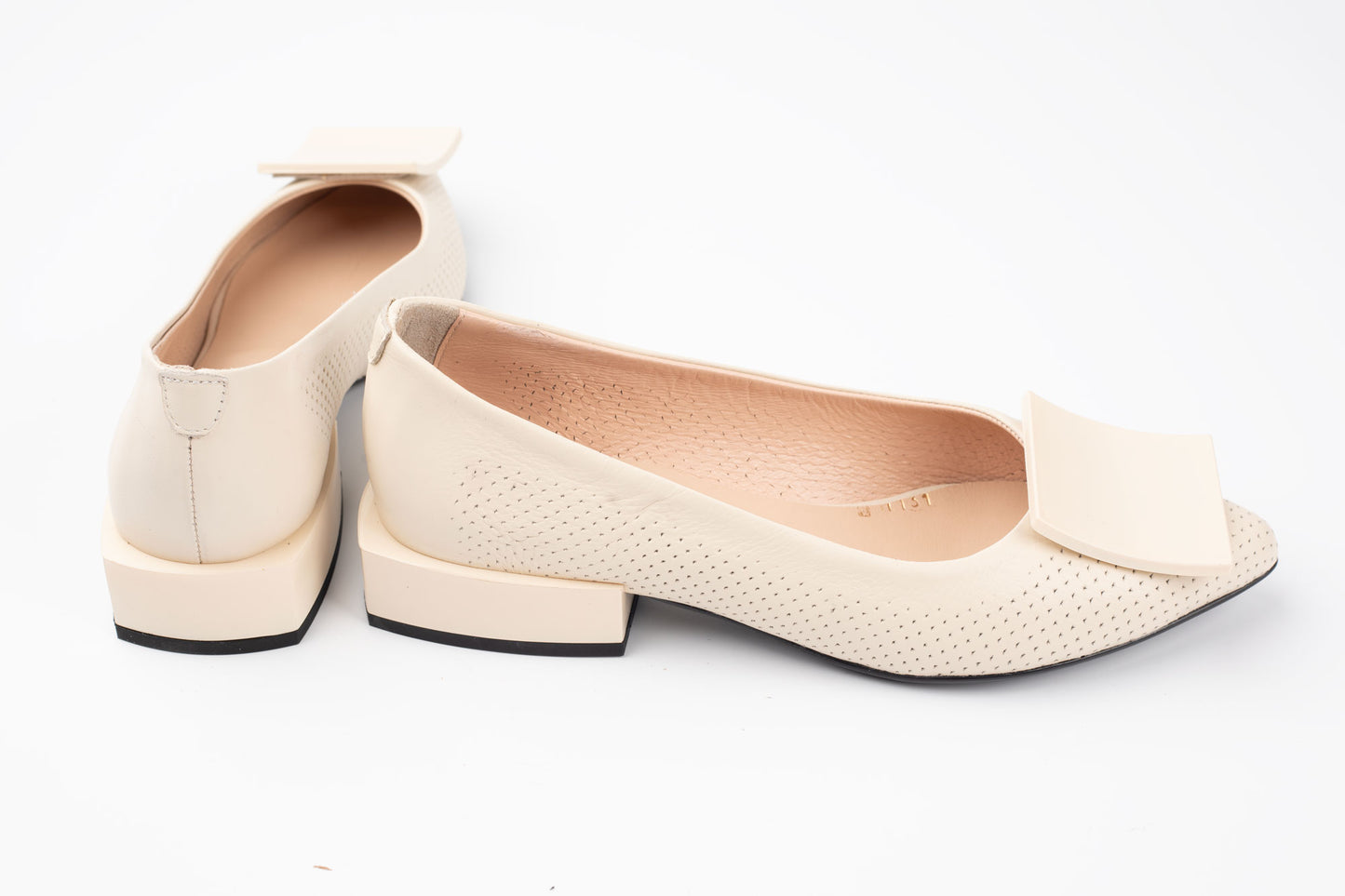 Pantofi damă piele naturală DOGATI 1131 crem