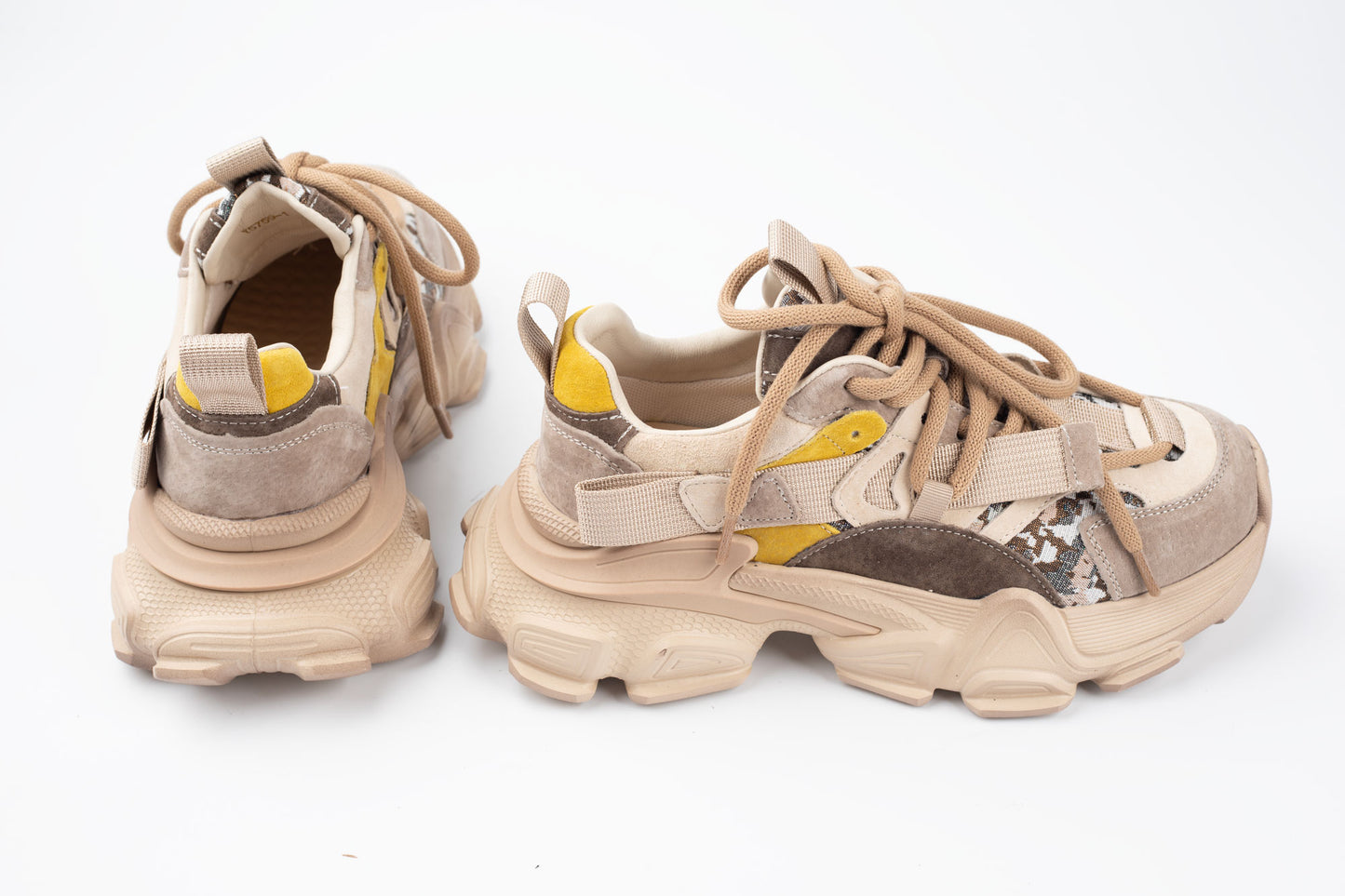 Adidași damă piele naturală FRANCO GERARDO 5759-1 Bej