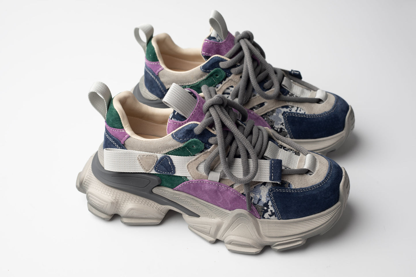 Adidași damă piele naturală FRANCO GERARDO 5759-1 Grey