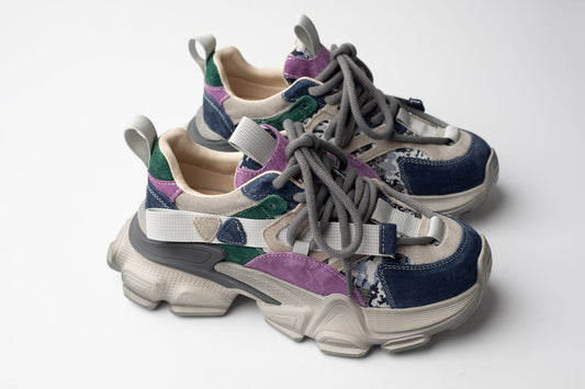 Adidași damă piele naturală FRANCO GERARDO 5759-1 Grey