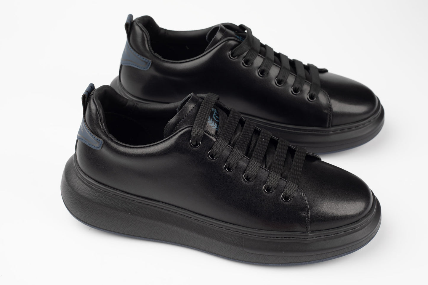Pantofi bărbați casual FRANCO GERARDO 51191 Negru+blue