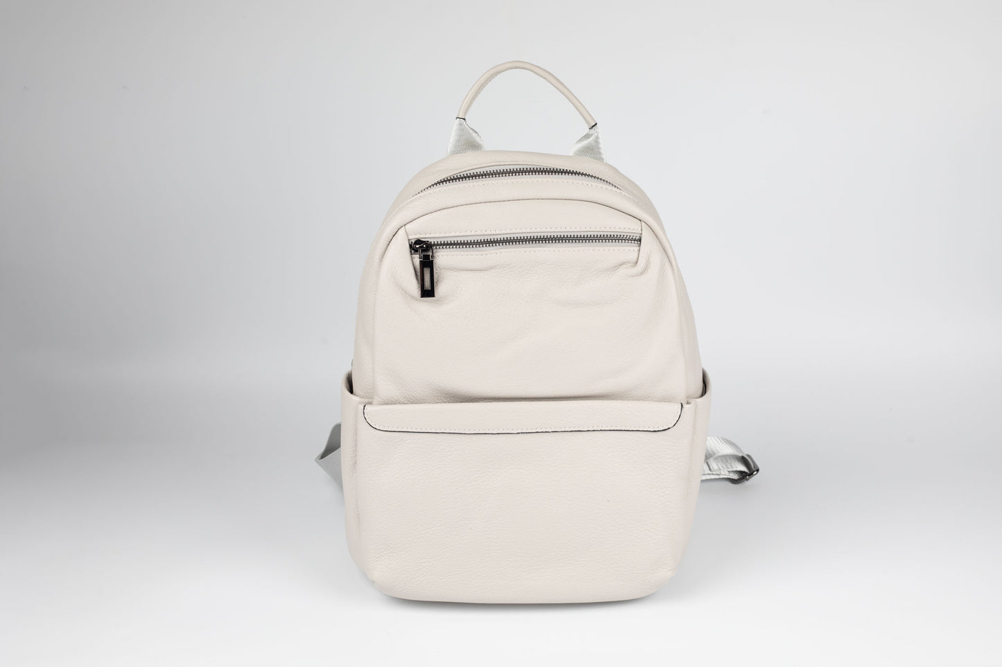 Rucsac din piele naturală FENIX FASHION 682 ALB