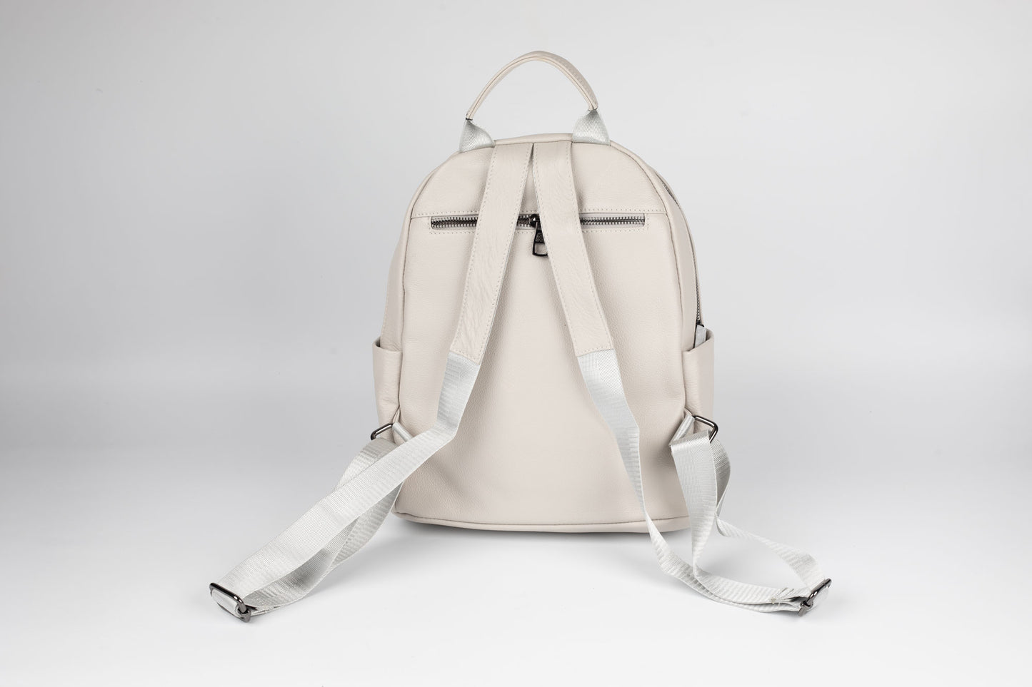 Rucsac din piele naturală FENIX FASHION 682 ALB