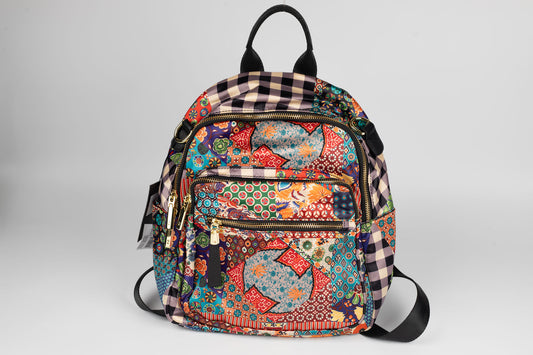 Rucsac din textil FENIX FASHION 2233 RED