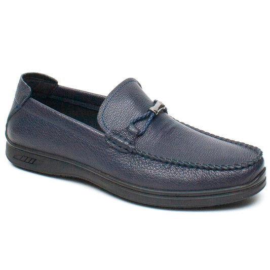 Pantofi barbati piele naturala MELS 361-2 Bleu