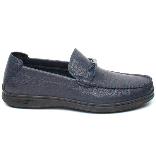 Pantofi barbati piele naturala MELS 361-2 Bleu