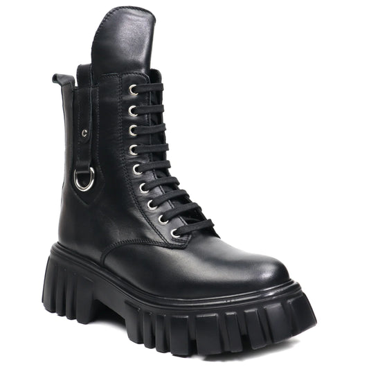 Ghete dam piele naturala ANNA VIOTI 4408 N box