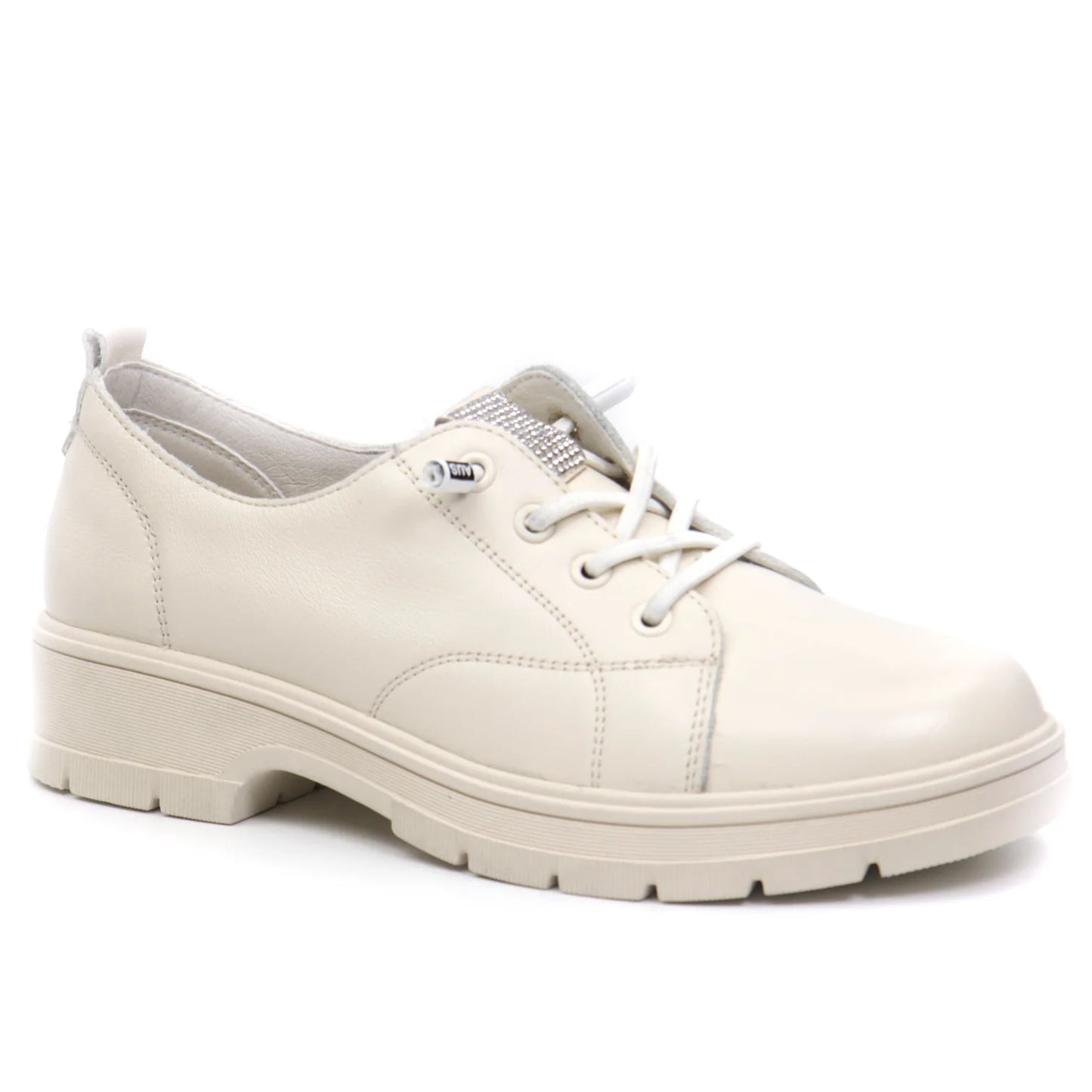 Pantofi dama casual piele naturala FORMAZIONE 23726 Crem
