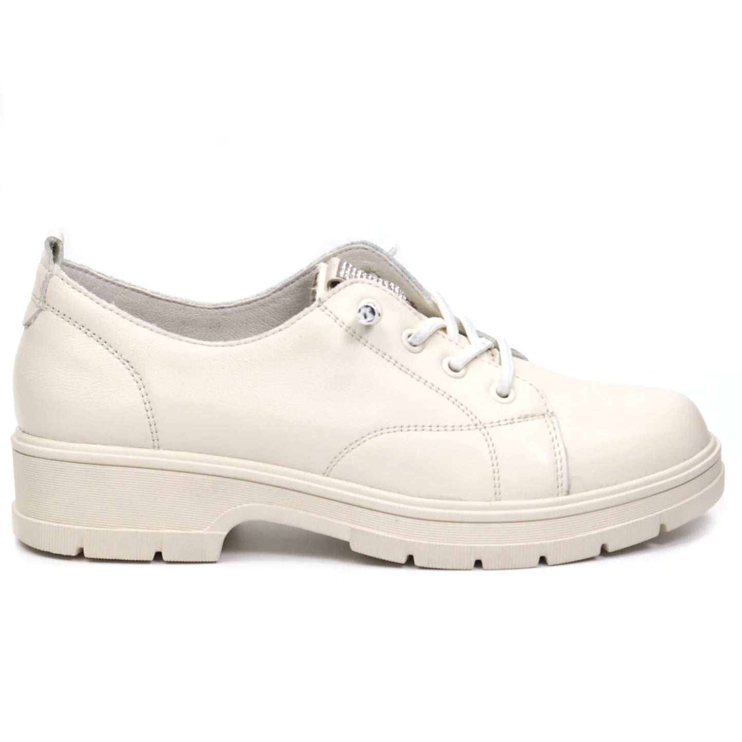 Pantofi dama casual piele naturala FORMAZIONE 23726 Crem