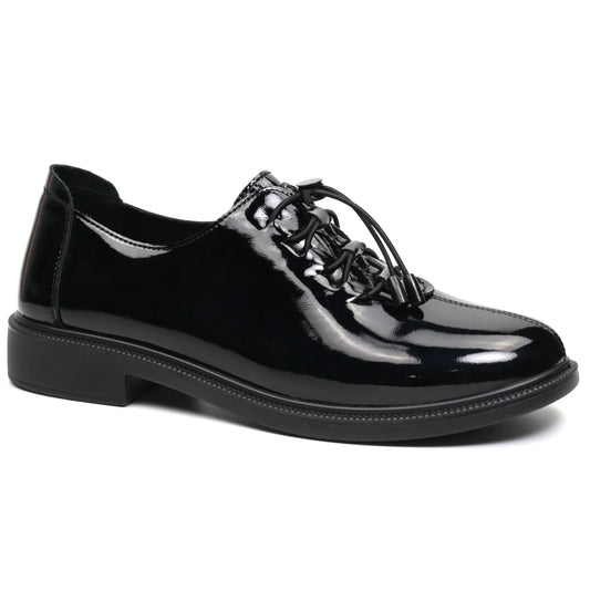 Pantofi dama piele naturala lacuita FORMAZIONE G16 N lac