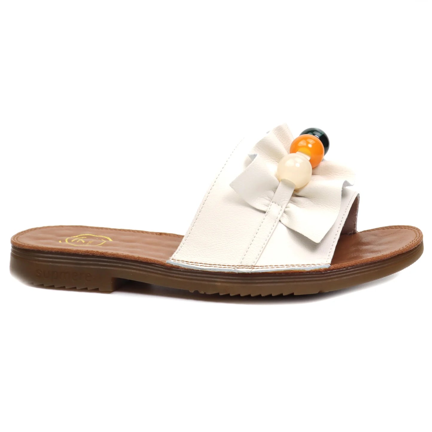 Slapi dama piele naturala FORMAZIONE 6209 Crem