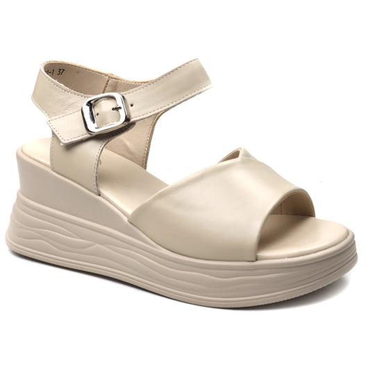 Sandale dama piele naturala FORMAZIONE 8701 CREM