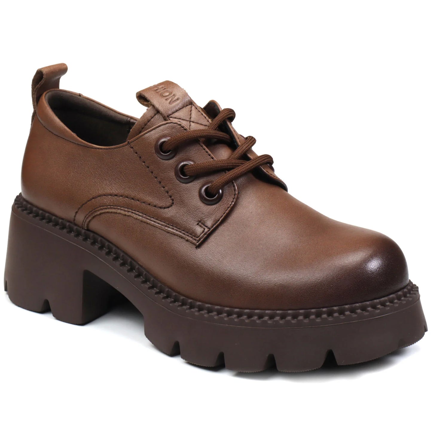 Women's genuine leather shoes FORMAZIONE 66922 Brown