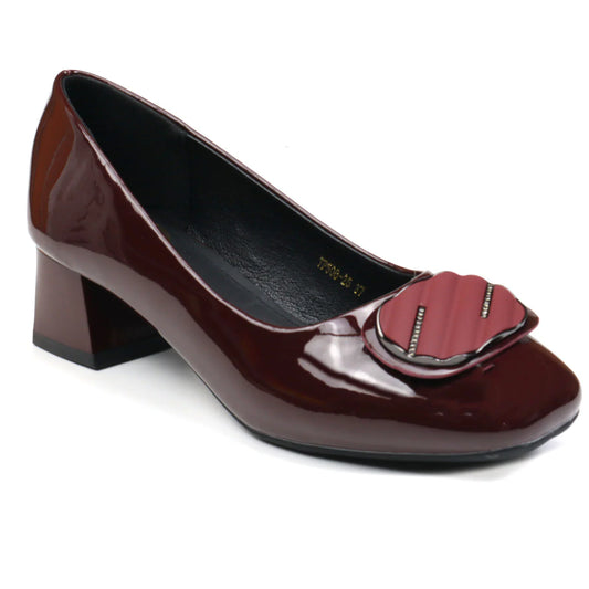 Pantofi dama piele naturala FORMAZIONE 508-25 Bordo lac