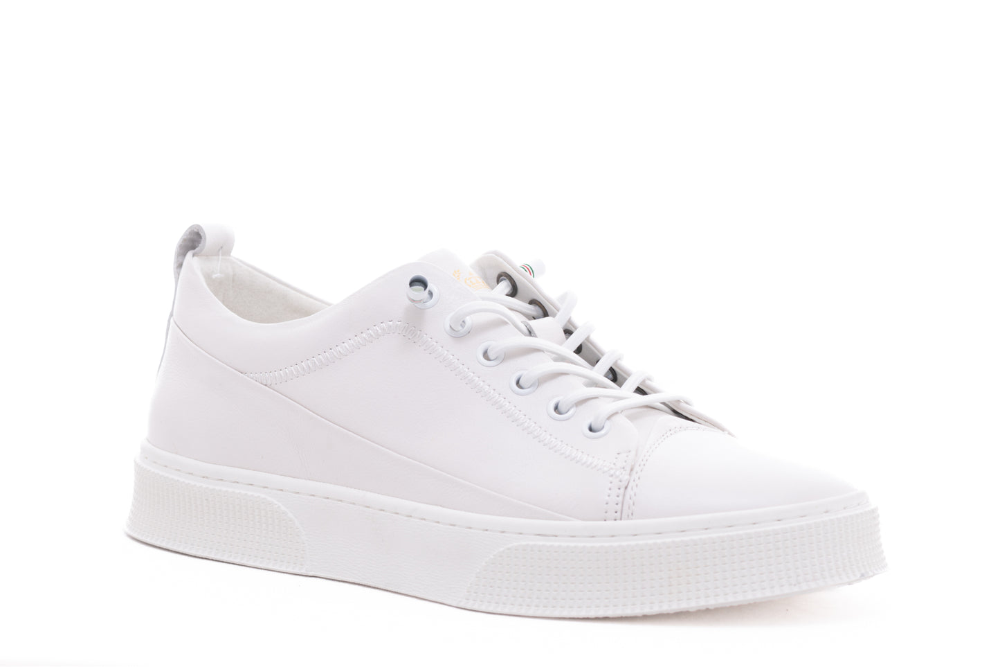 Men's casual shoes natural leather FRANCO GERARDO 130 white