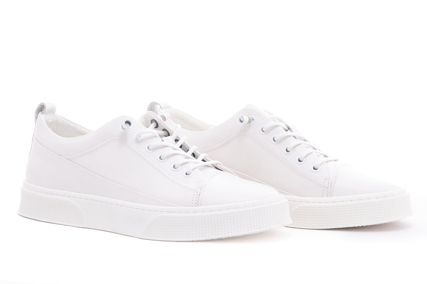 Men's casual shoes natural leather FRANCO GERARDO 130 white