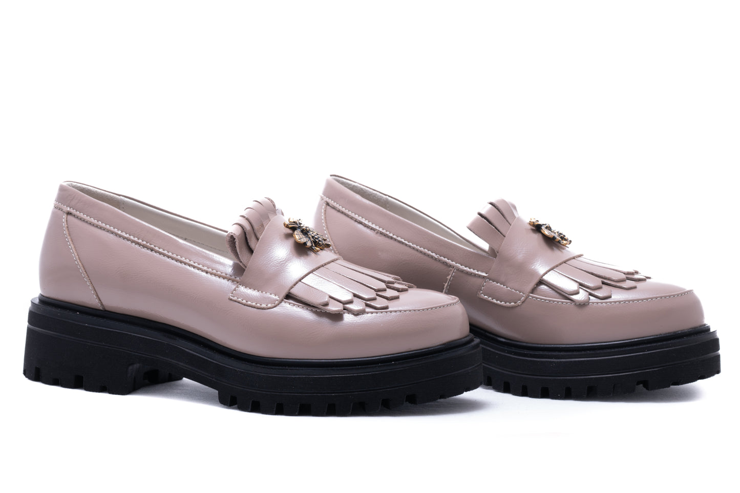 Pantofi dama casual piele naturala DYANY 2305 bej lac