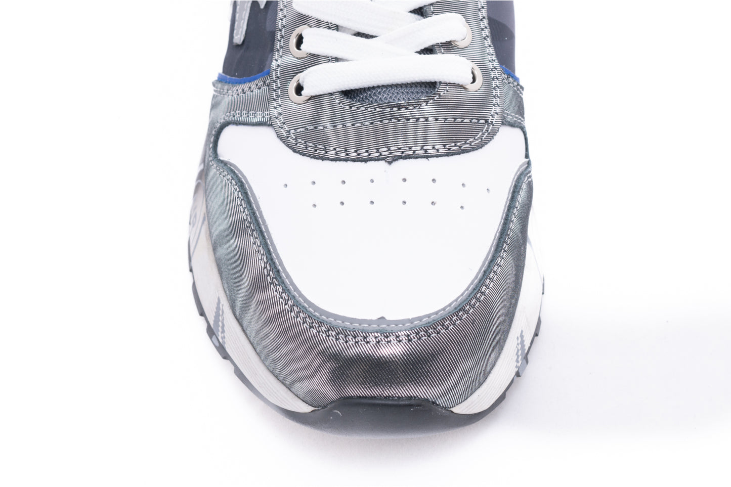 Men's casual shoes made of genuine leather FRANCO GERARDO 9010 grey