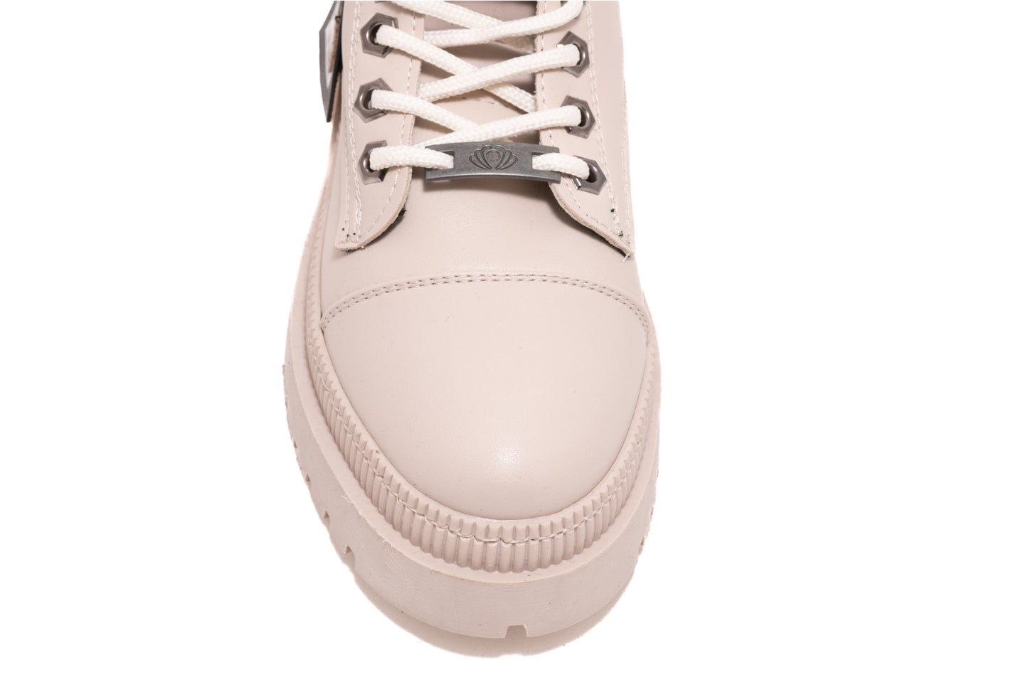 Ghete dama casual piele ecologica LONDON 9040-19 bej