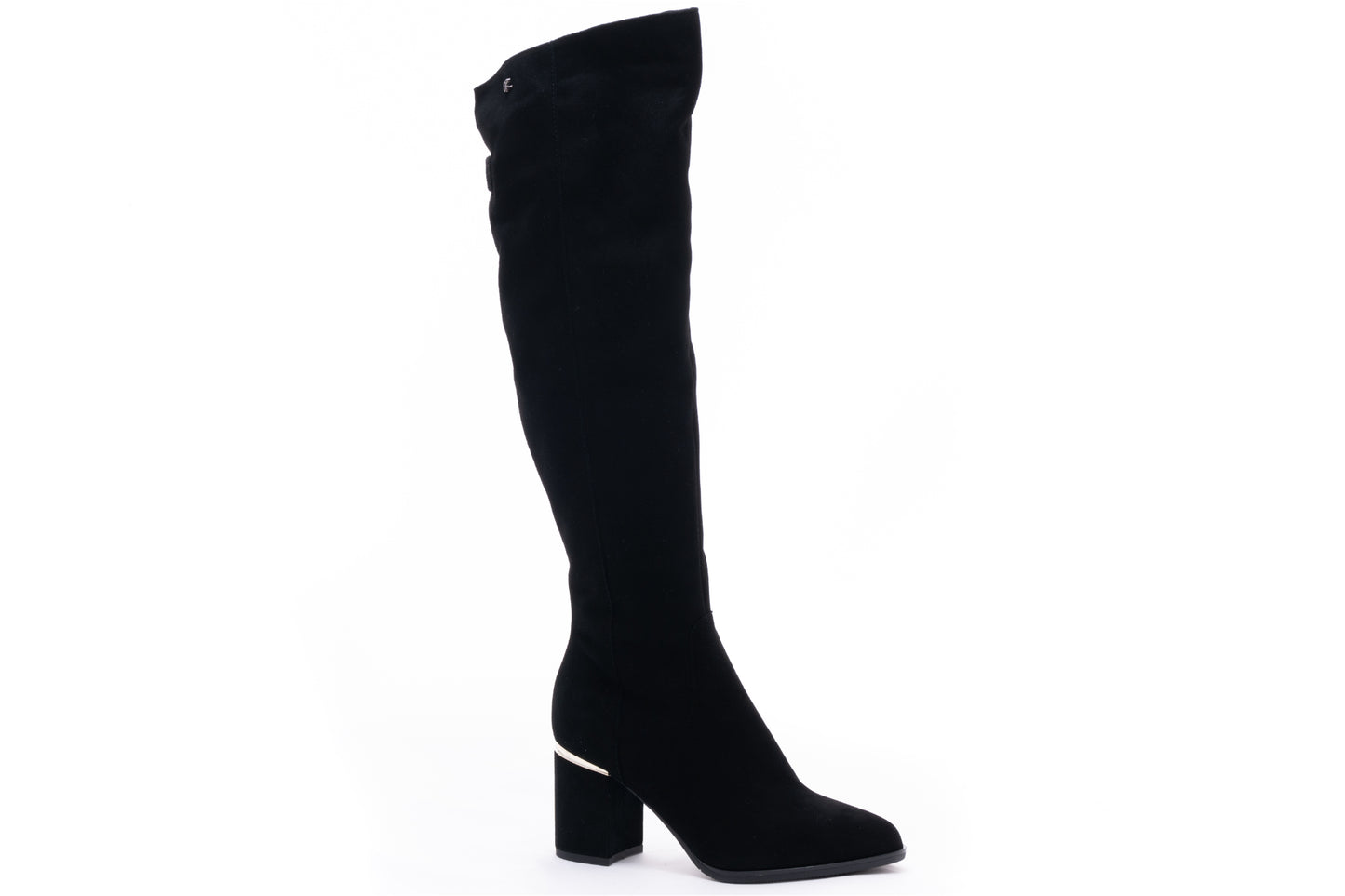 Cizme dama elegante piele naturala SALA 9876 negru velur