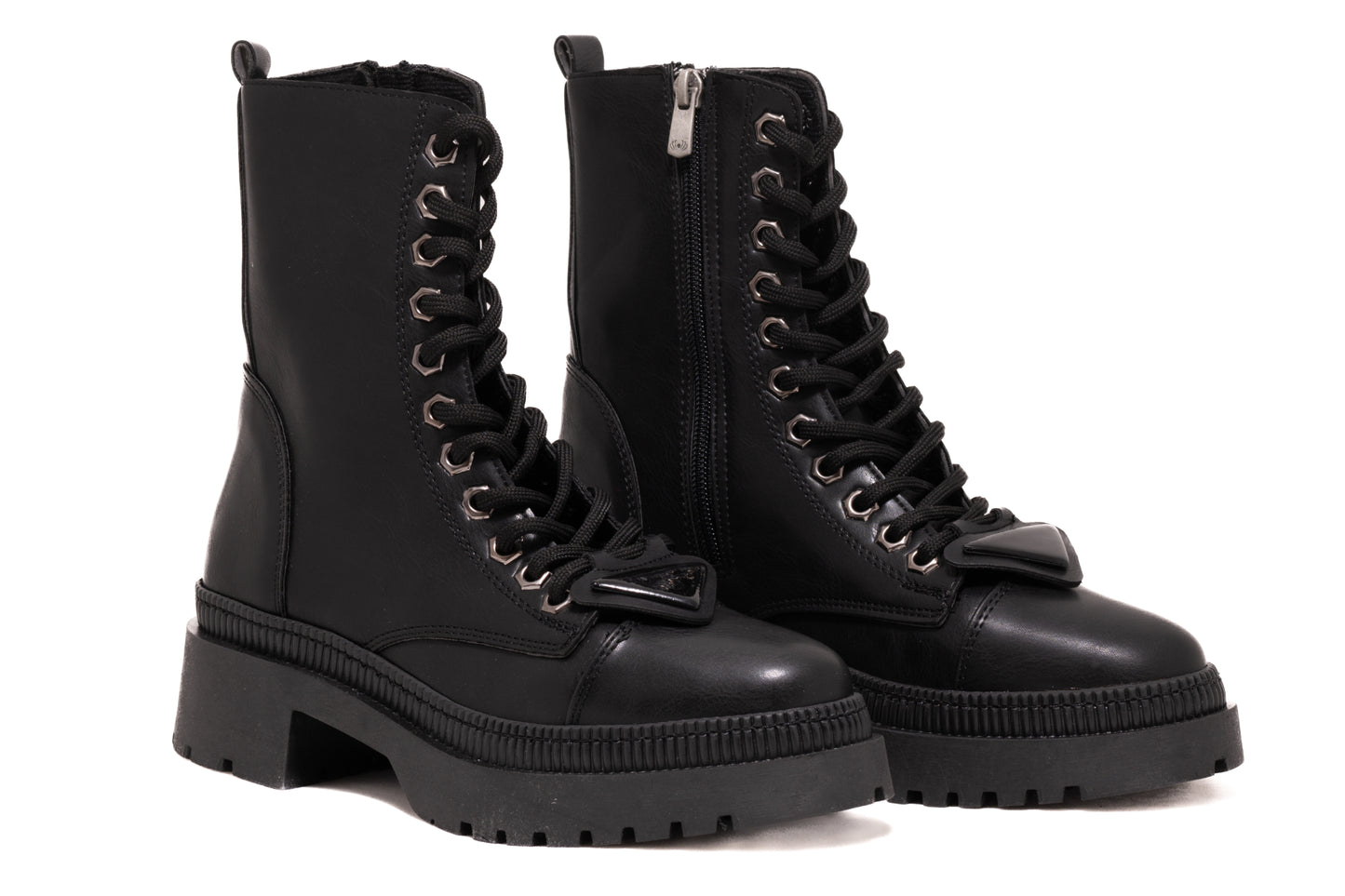 Women's casual boots in eco-leather LONDON 9088-19 black box