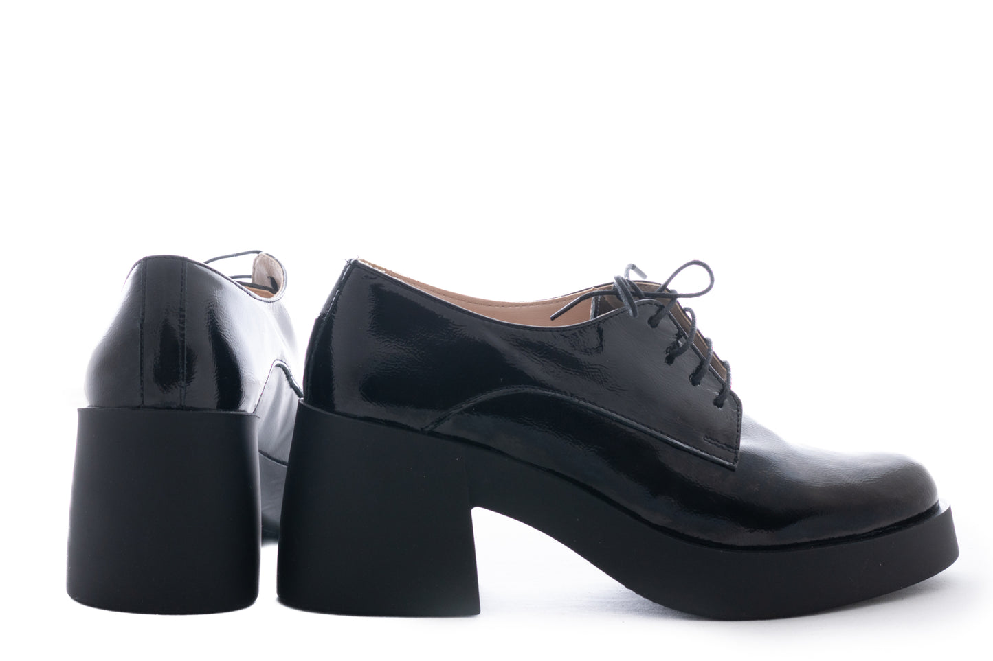 Pantofi dama casual piele naturala PERLA 903 negru lac