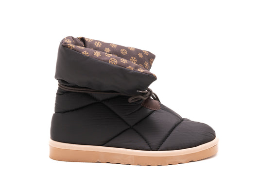 Ghete dama casual piele ecologica LONDON 701-16 negru