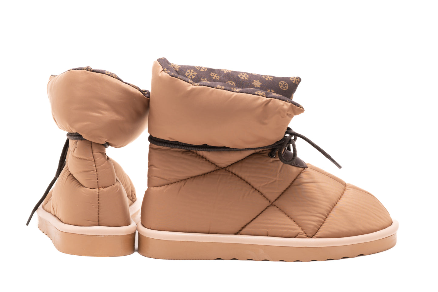 Ghete dama casual piele ecologica LONDON 701-16 bej