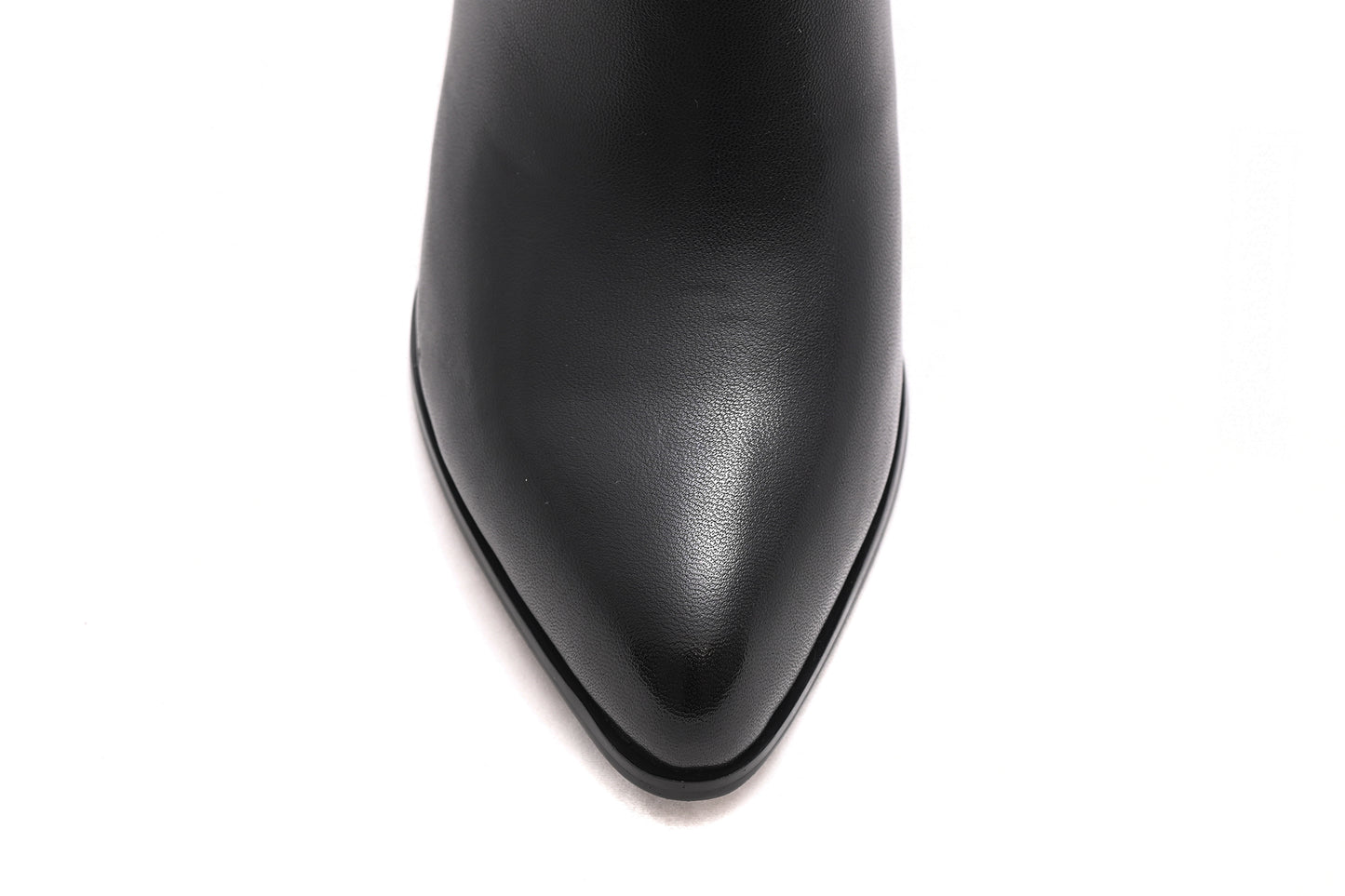 Women's casual boots made of natural leather FEELING 7151 black