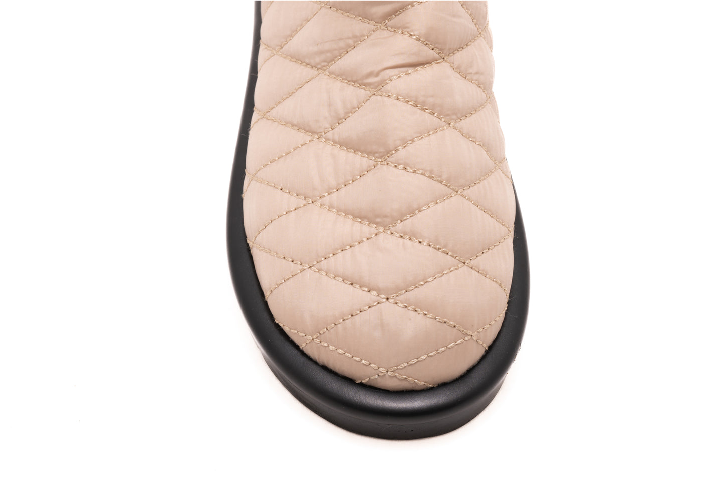 Ghete dama casual piele ecologica LONDON 5161-22 bej