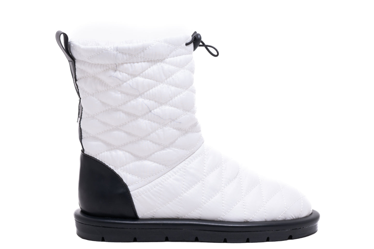 Ghete dama casual material textil LONDON 5161-22 alb