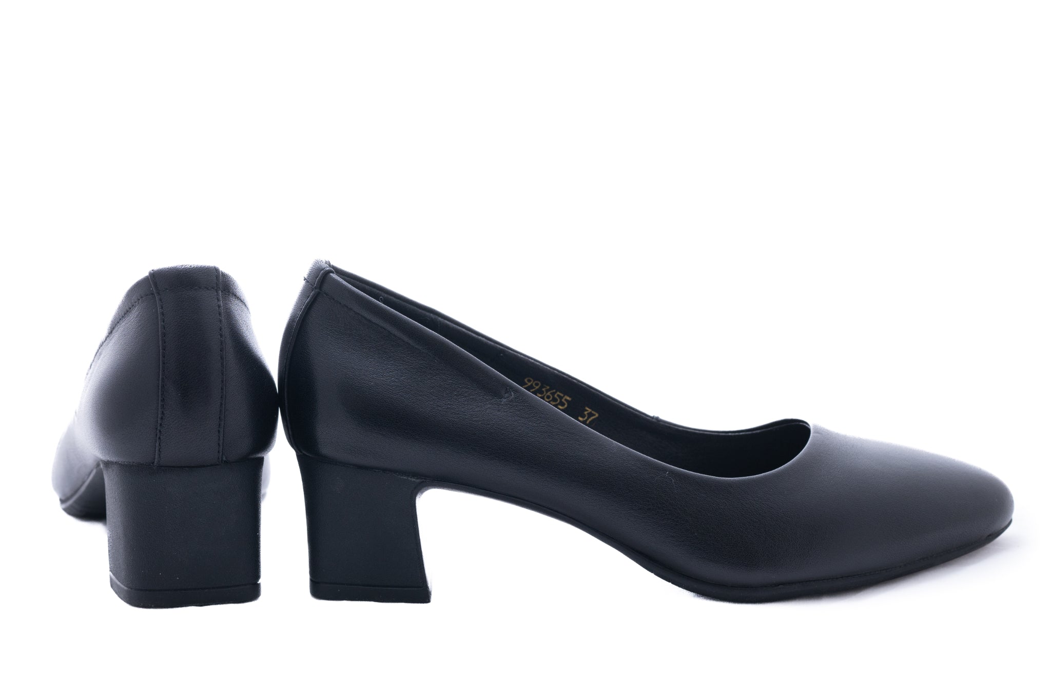 Pantofi dama eleganti piele naturala 655 negru