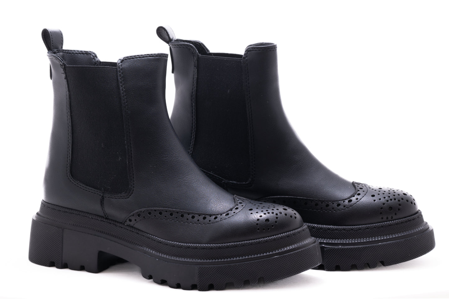 Women's casual boots in eco-leather LONDON 2129-19 black box